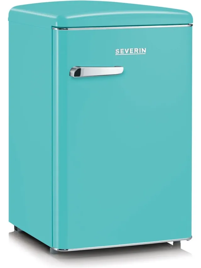 Severin RKS 8834 Tafelmodel - 108 Liter – Stil – LED – Retro Design - Turqoise Turquoise