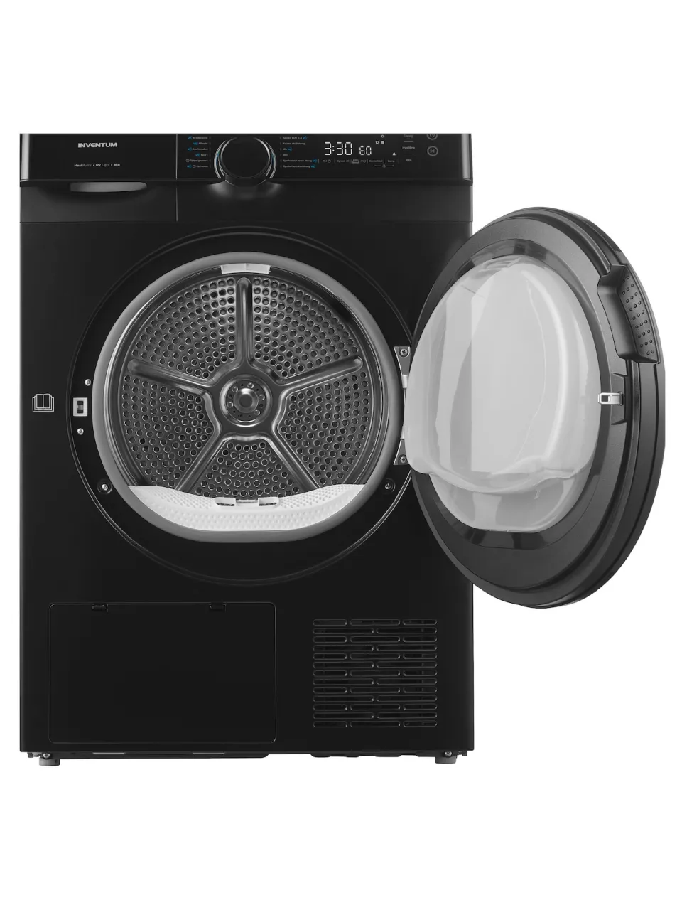 Inventum VDW8030B warmtepompdroger zwart, foto 2