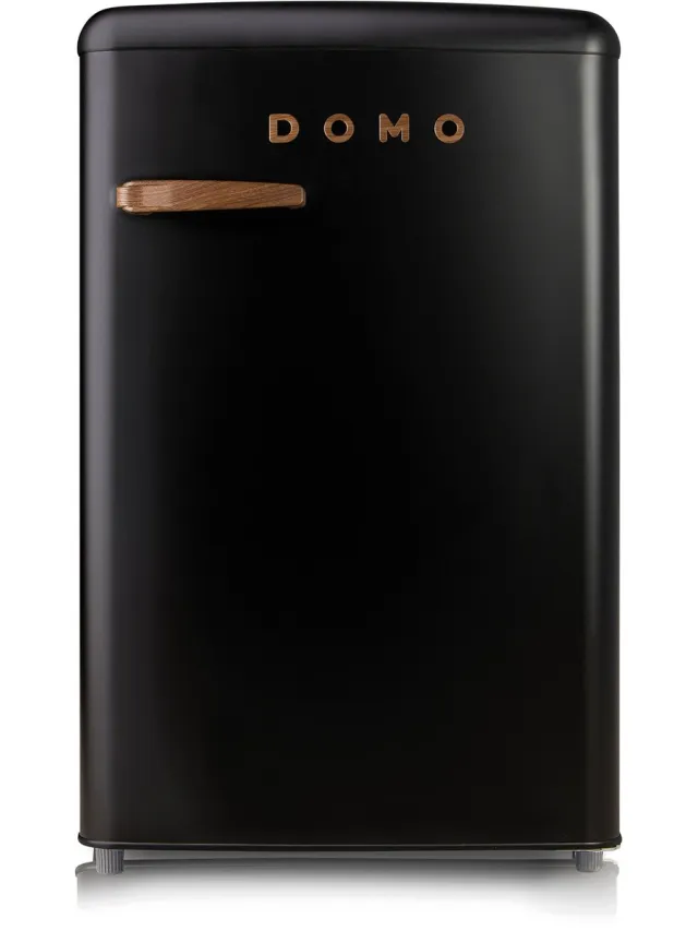 Domo DO91777R Diepvries - Tafelmodel Vriezer - Retro Design - 80 L - Mat Zwart