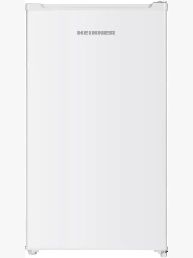 Heinner Tafelmodel Koelkast 90 L – 37 dB Stille Werking – Inverter Compressor – Vrijstaand – Energielabel E – LED Verlichting – Omkeerbare Deur – Regelbare Thermostaat – Wit – 5 Jaar Garantie