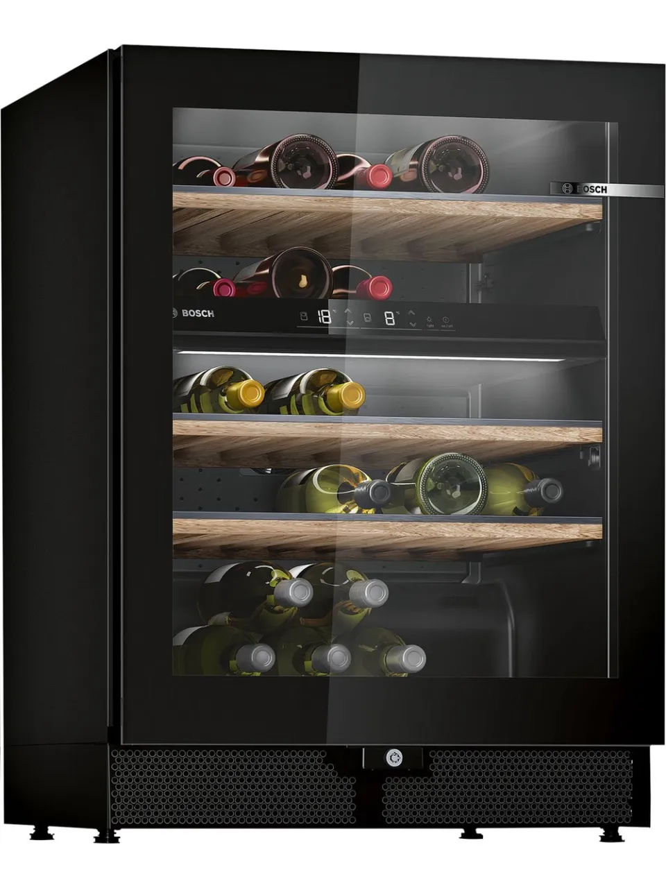 Bosch KWK16ABGB wijnkoelkast zwart, foto 2