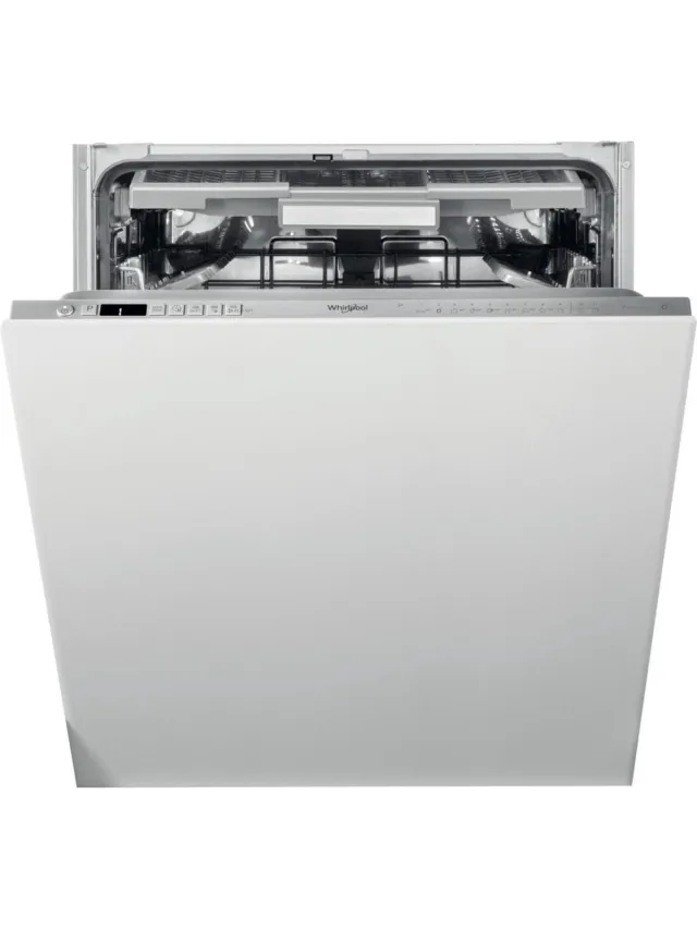 Whirlpool WKCIO3T133PFE - Inbouw vaatwasser - 14 couverts - SuperEco A+++ - SuperStil 43Db - PowerClean Pro - Bestek Lade RVS BEDIENING
