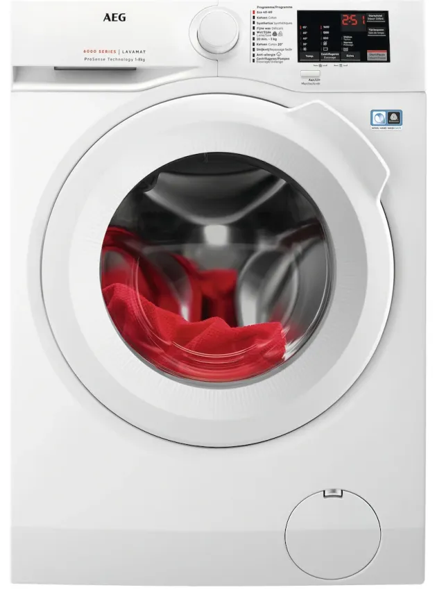 AEG LF628400 wasmachine wit