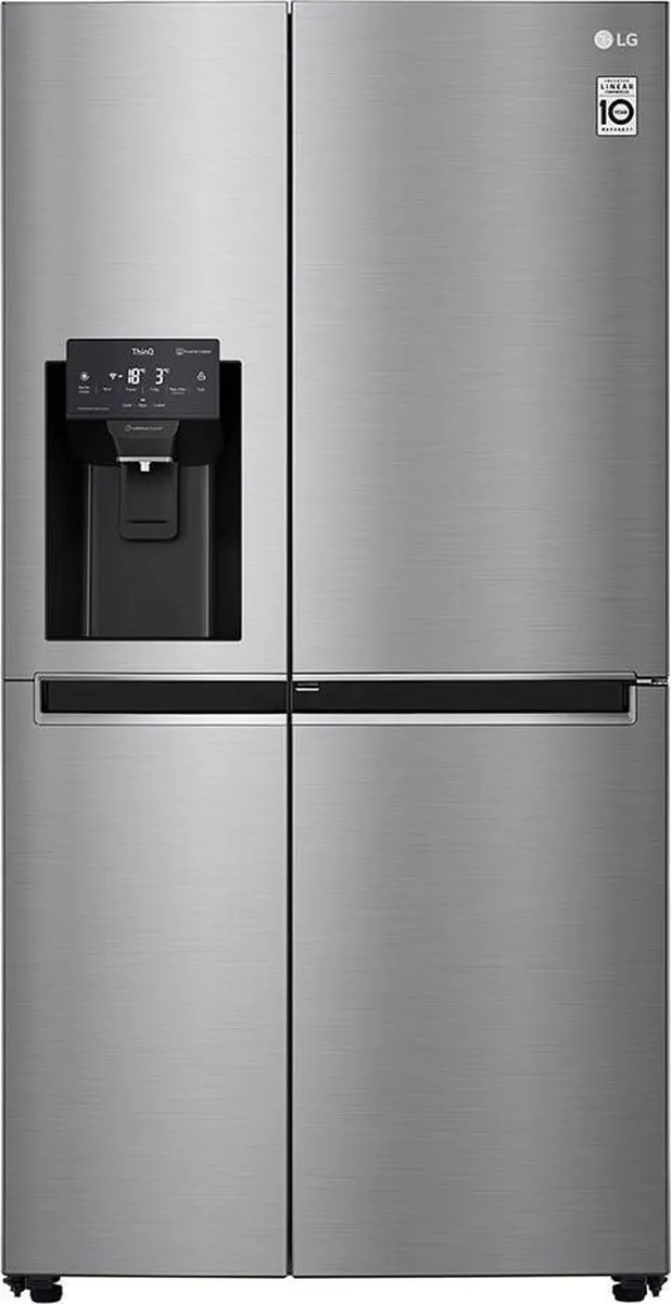 LG GSJ760PZZE ed Side-by-Side 405/196 L 179.0 x 91.2 73.8cm amerikaanse koelkast Ingebouwd/vrijstaand 625 l E Zwart, Grijs, Zilver Zwart;Grijs;Zilver