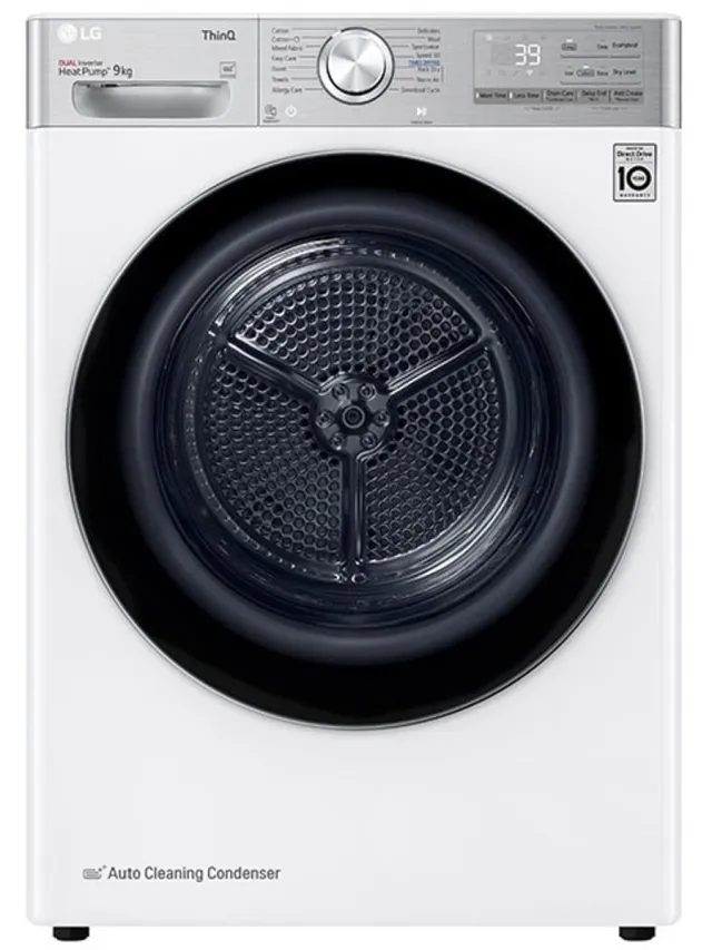 Lg RH90V9AV2QR - Warmtepompdroger - 9 kg White