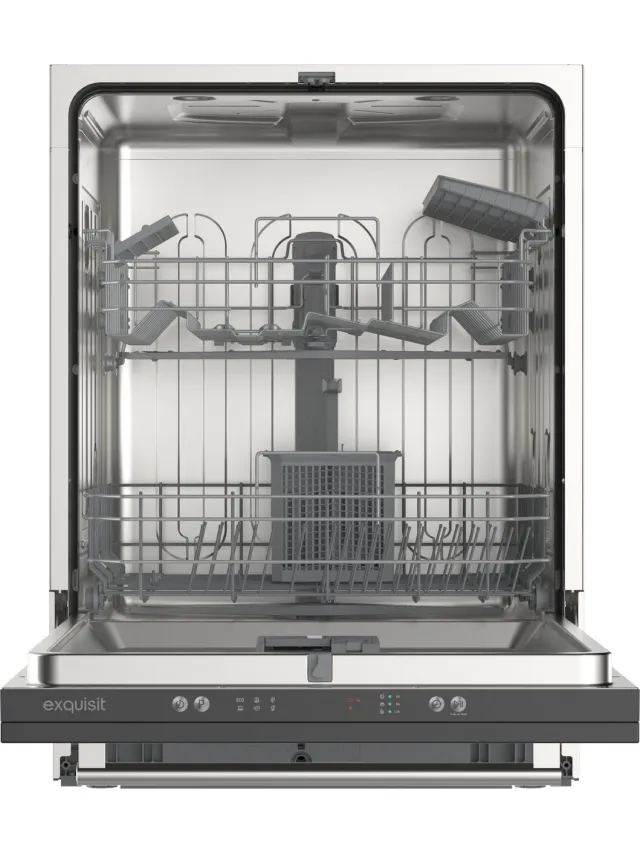 Exquisit EGSP2314-E-450D - Inbouw vaatwasser - Volledig Geïntegreerd - 14 Couverts - Bestekkorf - 6 Programma's - 60 CM