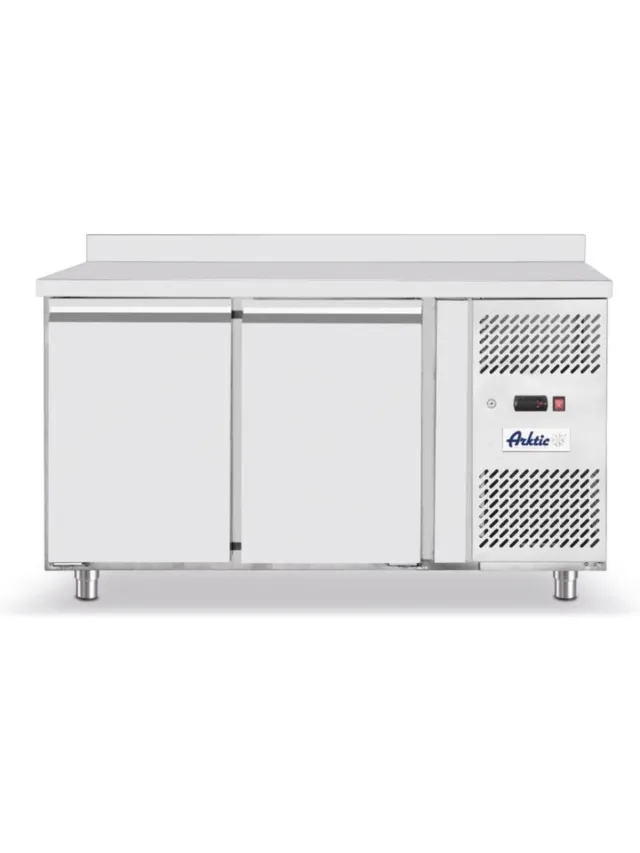 Arktic Koelwerkbank - ProfiLine - Energiezuinig - 280L - 2 Deuren 1/1 GN-2°C/+8°C - Geforceerd - Achteropstand - 1360x700x850/890mm rvs