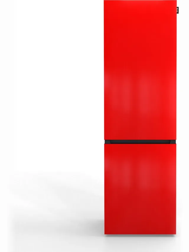 Nunki LARGECOMBINF-FRED / Koel-vriescombinatie, D Klasse, 253l, Hod Rod Red, Gloss (FRONT only) Rood