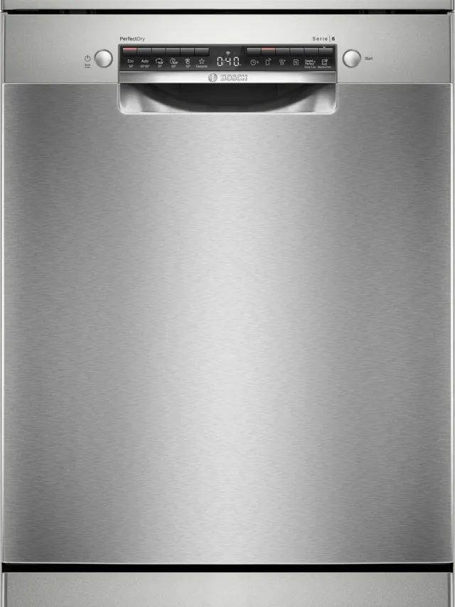 Bosch SMS6TCI00E - Serie 6 - Vrijstaande Vaatwasser - Energielabel A - Home Connect RVS