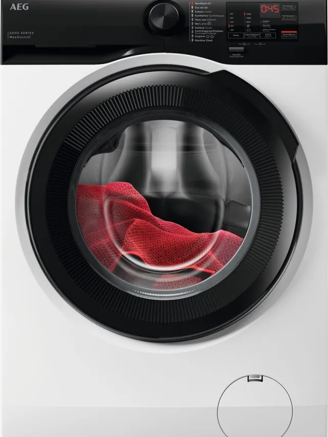 AEG LF6E94BB4 wasmachine, 9 kg, vrijstaand Wit