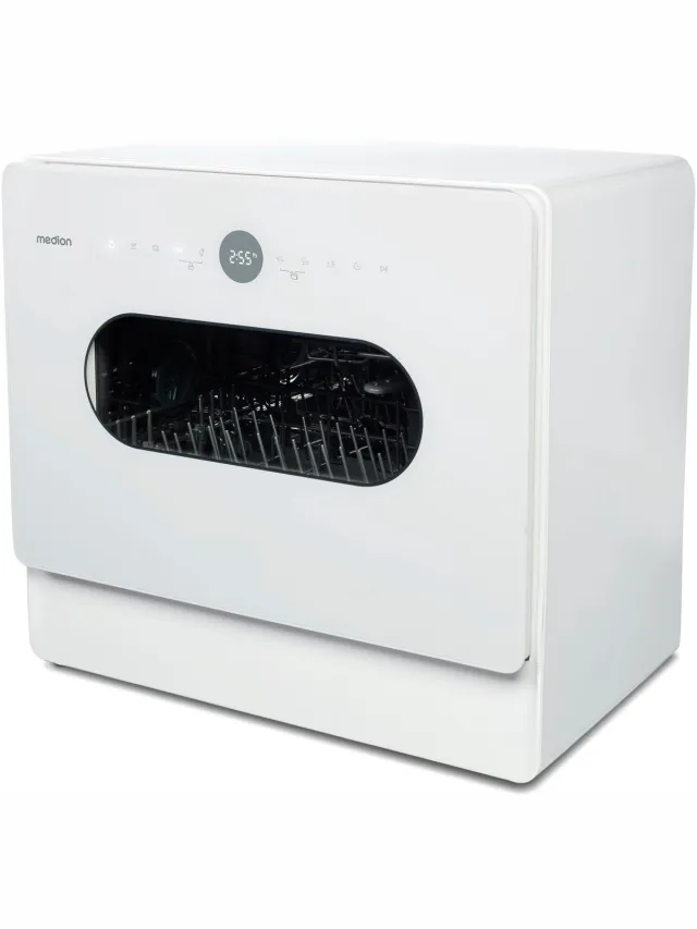Medion DWT51 vaatwasser, tafelmodel met 5 couverts wit
