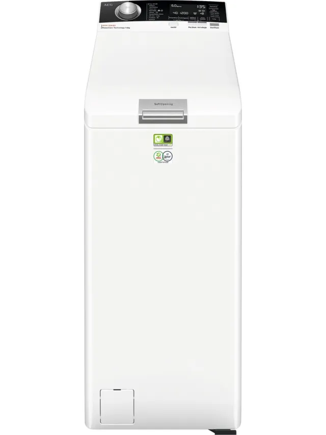 AEG LTR8765AL 8000 serie PowerCare - Wasmachine bovenlader - Energielabel A - 6 kg Wit