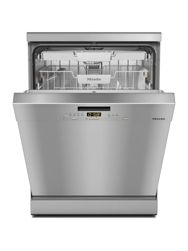 Miele G 5632 SC Front Active S Vrijstaande vaatwasser Grijs