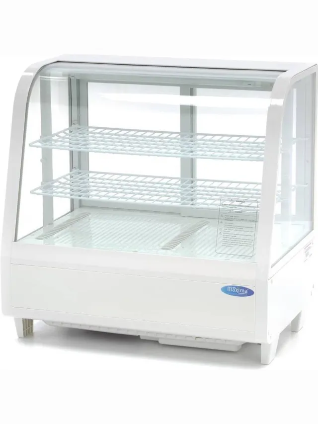 Maxima Gebaksvitrine - 100 L - 68 cm - Wit