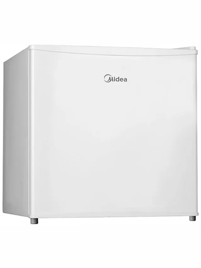 Midea MDRD86FGE01 - Tafelmodel koelkast - Wit - Mini koelkast - Vrijstaand - E label - 41 dB - 80 kWh/jaar - 43 l