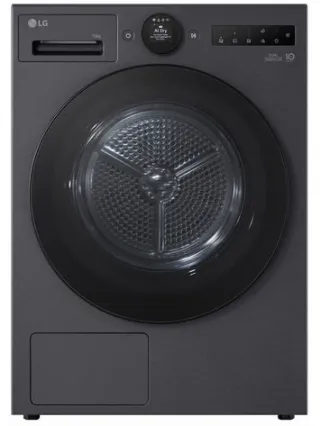 LG RT10X8B Warmtepompdroger Zwart