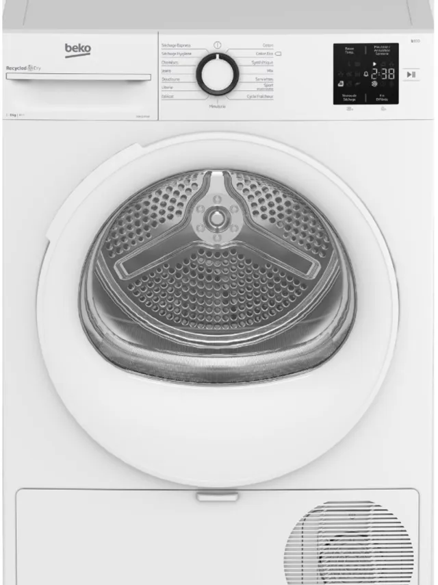 Beko D3H18301W 8KG WARMTEPOMPDROGER White