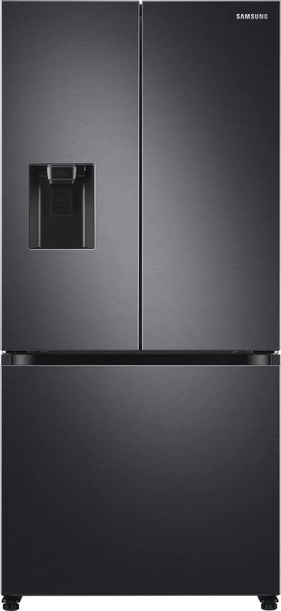 Samsung RF50A5202B1/EU Amerikaanse koelkast, 495 liter Zwart, Geborsteld staal