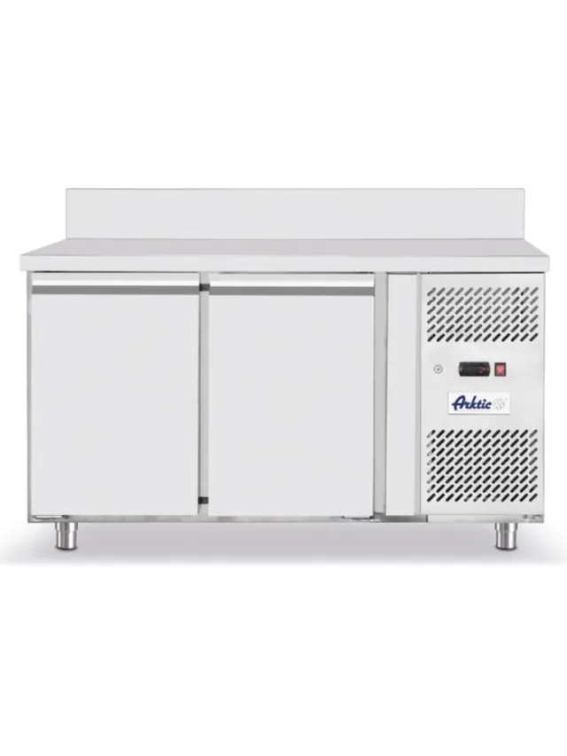 Arktic Vrieswerkbank - ProfiLine - 280L - 2 Deuren 1/1 GN-18°C/-22°C - Geforceerd - Achteropstand - 1360x700x850/890mm rvs