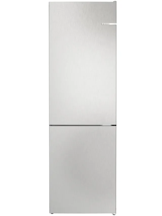 Bosch KGN362LBF koel-vriescombinatie, 186 cm hoog, grijs