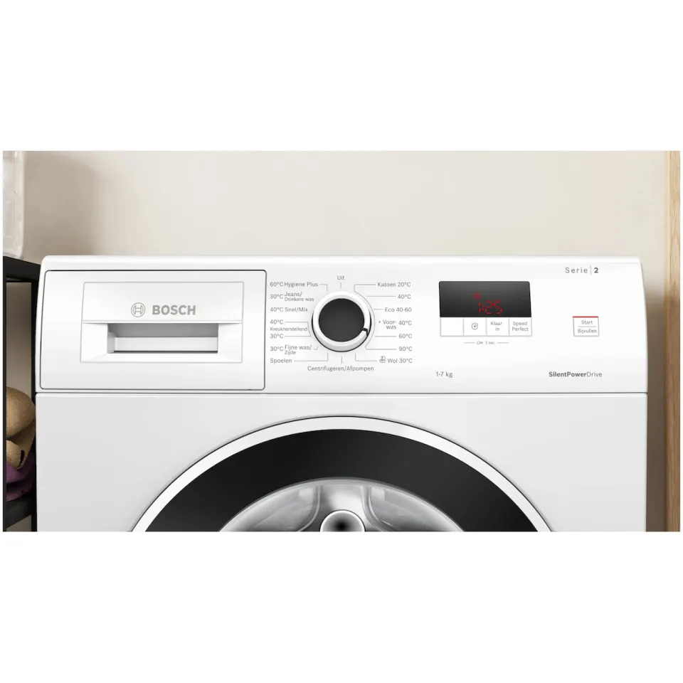 Bosch WGE02406NL wasmachine wit, foto 3