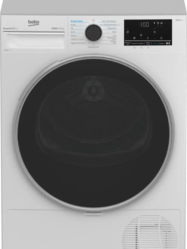 Beko B5T4824IF Warmtepompdroger C 8 kg Wit